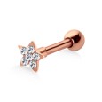 Stone Studded Flower Shaped Helix Piercing TIP-703