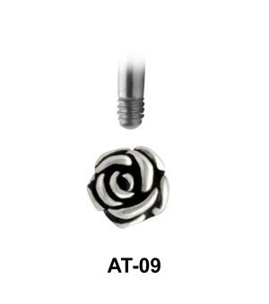 Rose Shaped 1.2 Piercing Attachment AT-09