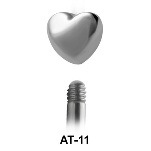 Heart Shaped 1.2 Piercing Attachment AT-11