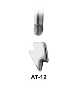 Thunderbolt Shaped 1.2 Piercing Attachment AT-12