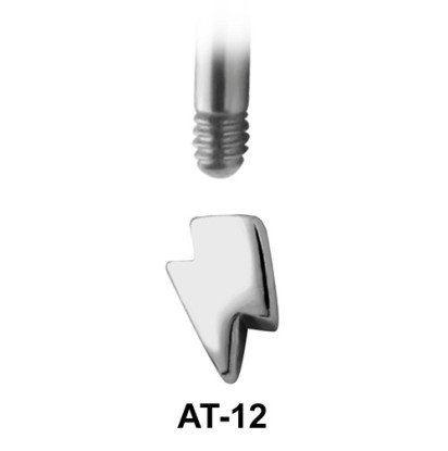 Thunderbolt Shaped 1.2 Piercing Attachment AT-12