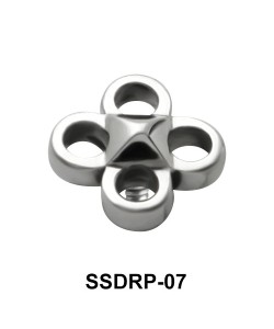 Flower Shaped 1.2 mm. Internal Attachment SSDRP-07