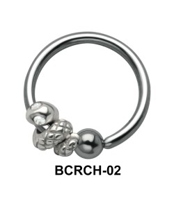 Snake Closure Rings Charms BCRCH-02