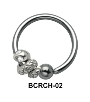 Snake Closure Rings Charms BCRCH-02