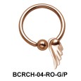 Wings Closure Rings Charms BCRCH-04