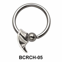 Blade Closure Rings Charms BCRCH-05