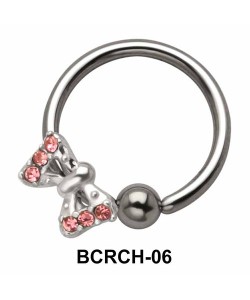 Butterfly Closure Rings Charms BCRCH-06