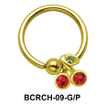 Cherry Closure Rings Charms BCRCH-09