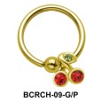 Cherry Closure Rings Charms BCRCH-09