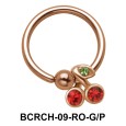 Cherry Closure Rings Charms BCRCH-09