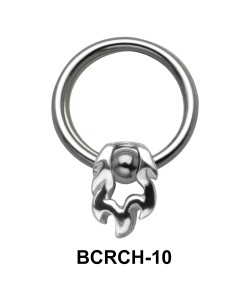 Fiery Closure Rings Charms BCRCH-10