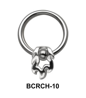 Fiery Closure Rings Charms BCRCH-10