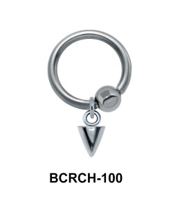 Spike Closure Rings Charms BCRCH-100