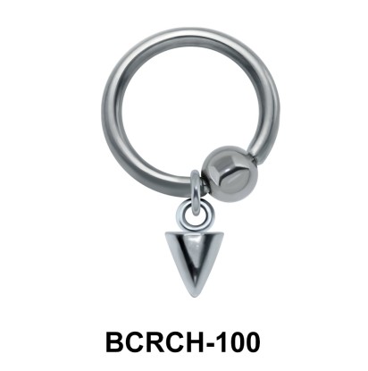 Spike Closure Rings Charms BCRCH-100