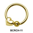 Heart Closure Rings Charms BCRCH-11