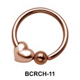 Heart Closure Rings Charms BCRCH-11