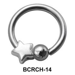 Star Closure Rings Charms BCRCH-14