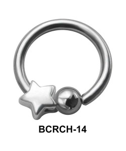 Star Closure Rings Charms BCRCH-14