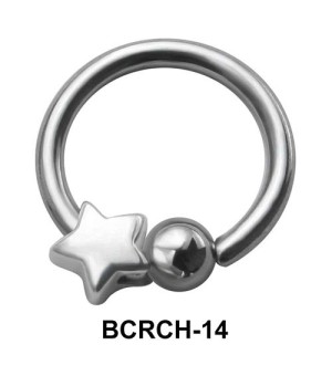 Star Closure Rings Charms BCRCH-14