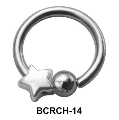 Star Closure Rings Charms BCRCH-14