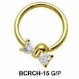 CZ Bow Closure Rings Charms BCRCH-15