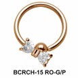 CZ Bow Closure Rings Charms BCRCH-15