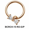 CZ Bow Closure Rings Charms BCRCH-15