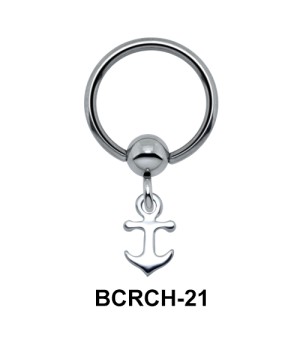 Anchor Closure Rings Charms BCRCH-21