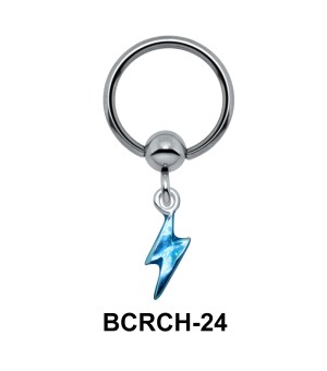 Hot Helix Charm And Closure Ring BCRCH-24