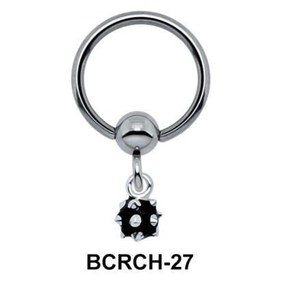 Solid Boulder Closure Ring Charms BCRCH-27