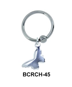 Butterfly Closure Rings Charms BCRCH-45