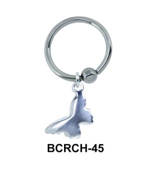 Butterfly Closure Rings Charms BCRCH-45