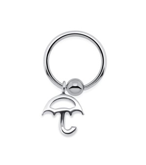 Umbrella Shape Closure Rings Charms BCRCH-50 (wait picture)