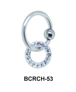 Hanging Closure Rings Charms BCRCH-53