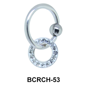 Hanging Closure Rings Charms BCRCH-53