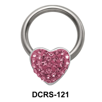 Rainbow Heart Closure Rings DCRS-121
