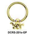 Octopus Shaped Face Piercing Closure Ring DCRS-201s