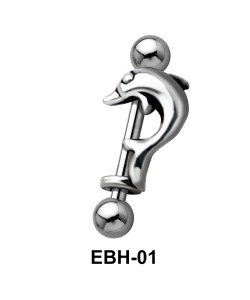 Dolphin Eyebrow Piercing EBH-01