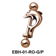 Dolphin Eyebrow Piercing EBH-01