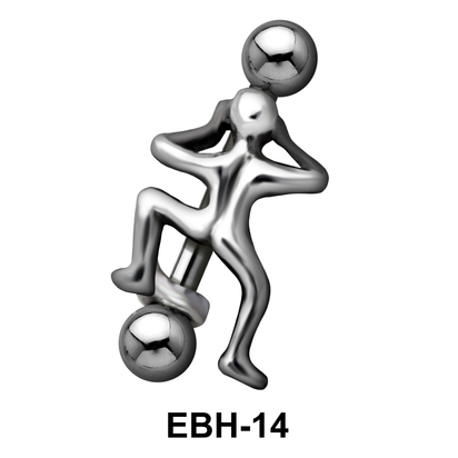Dancing Male Eyebrow Piercing EBH-14