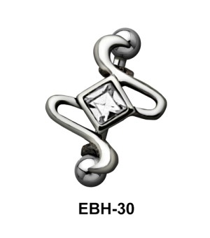 Rope Shaped Eyebrow Piercing EBH-30