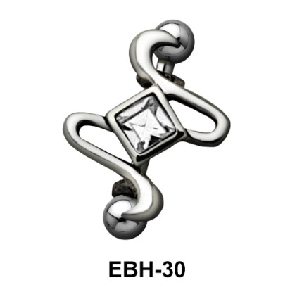 Rope Shaped Eyebrow Piercing EBH-30