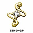 Rope Shaped Eyebrow Piercing EBH-30