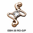 Rope Shaped Eyebrow Piercing EBH-30