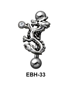 Dragon Shaped Eyebrow Piercing EBH-33