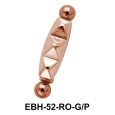 Tri Pyramid Eyebrow Piercing EBH-52