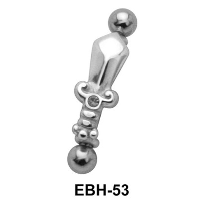 Knife Shaped Eyebrow Piercing EBH-53