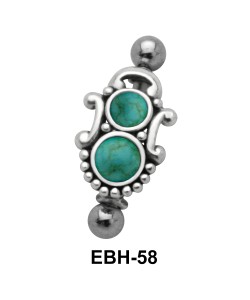 Antique Design Eyebrow Piercing EBH-58