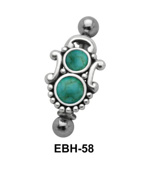 Antique Design Eyebrow Piercing EBH-58