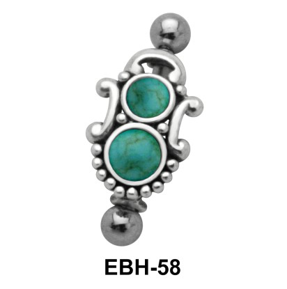 Antique Design Eyebrow Piercing EBH-58